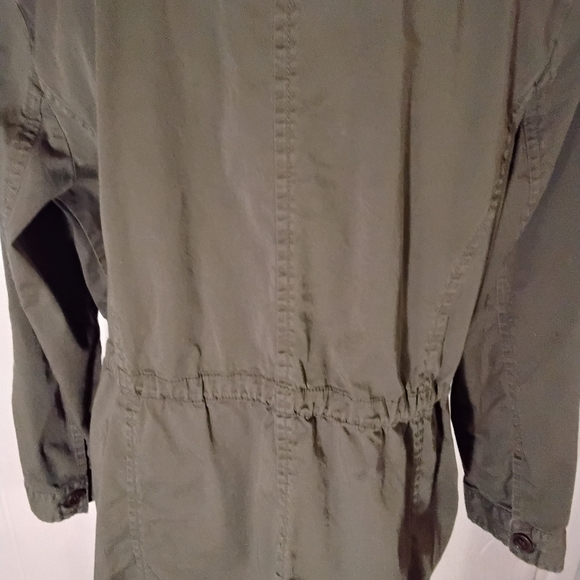 Womens STYLE & CO Army/olive Green Button Front Jacket, Size XL - Picture 8 of 12